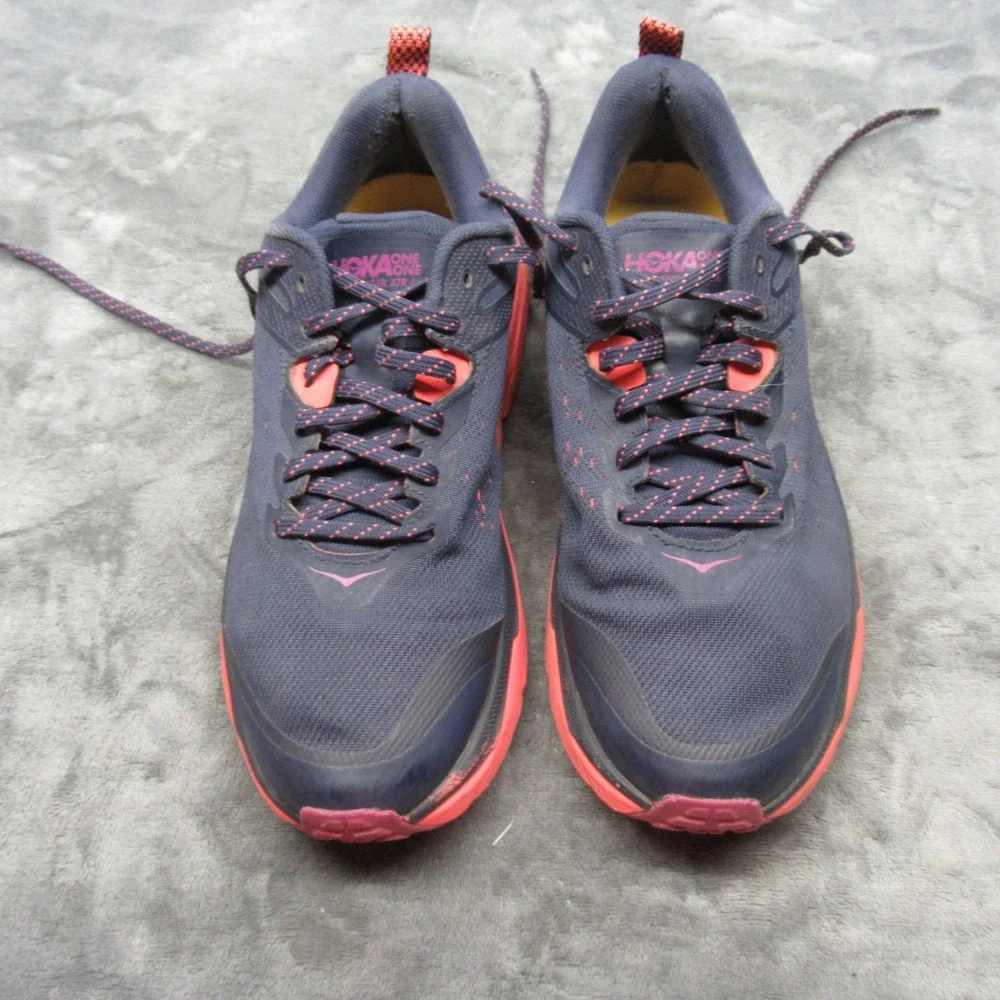 Hoka Running Shoes Womens 9 B Blue Challenger ATR 6 Lightweight Lace-Up Athletic